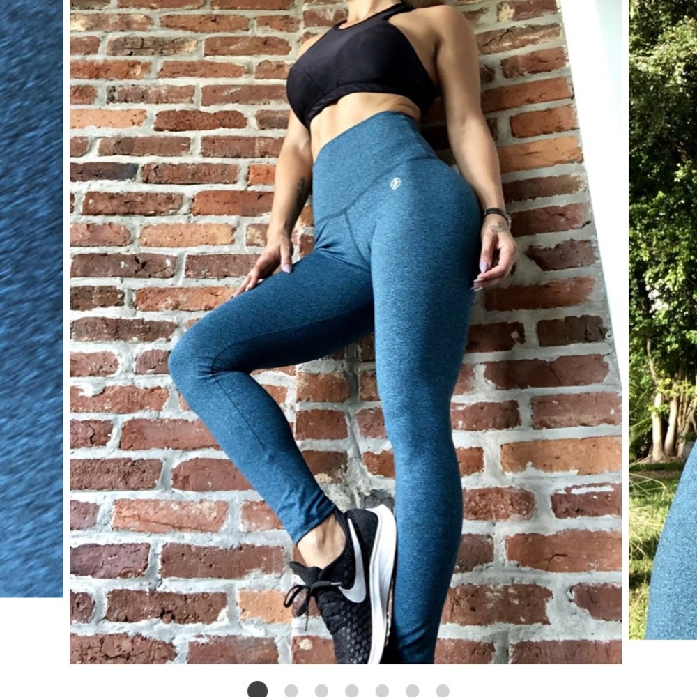 High rise scrunch butt leggings